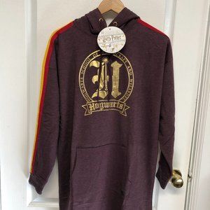 Harry Potter Hogwarts women's hip long hoodie size M